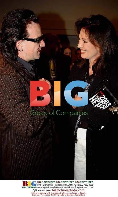 Bono and Iris Berben at Time Europe's Hero Awards