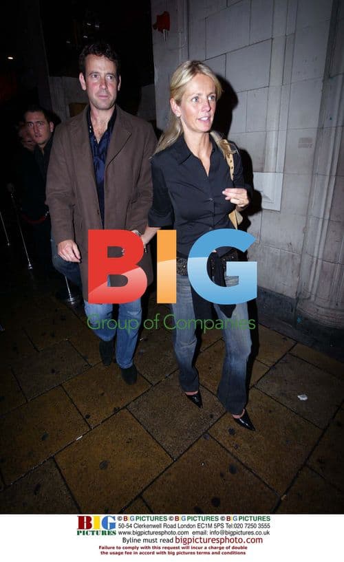 Ulrika Jonsson and Lance Gerrard-Wright Leaving London Club