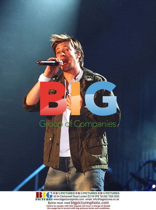 Boy Band 'Blue' at Pepsi Silver Clef Concert