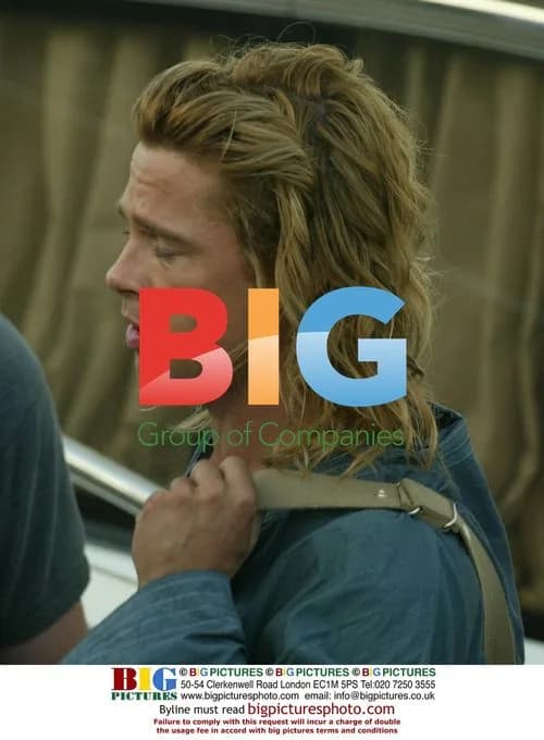 Brad Pitt on Set of 'Troy' in Malta