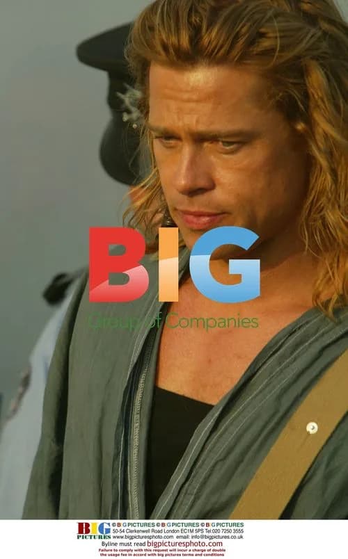Brad Pitt on Set of 'Troy' in Malta