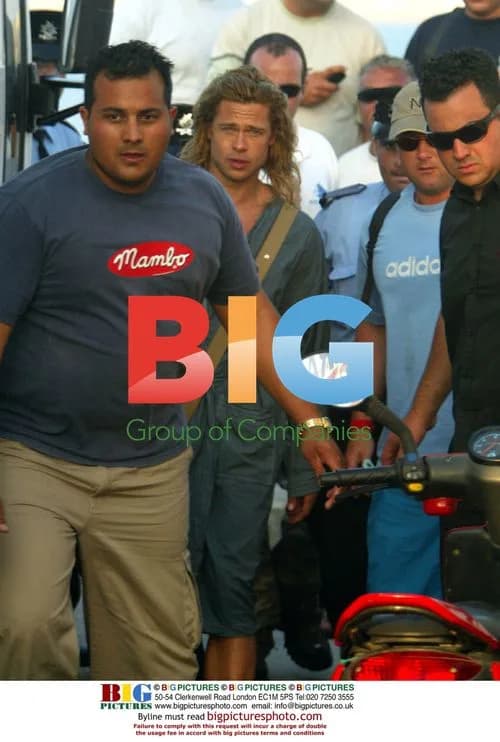 Brad Pitt on Set of 'Troy' in Malta