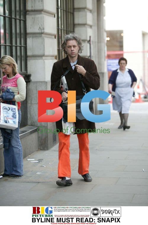 Sir Bob Geldof at London Cashpoint