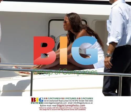 Naomi Campbell in St Tropez