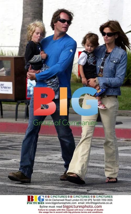 Cindy Crawford and Family in Malibu