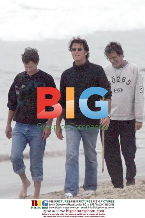Pierce Brosnan Beach Stroll