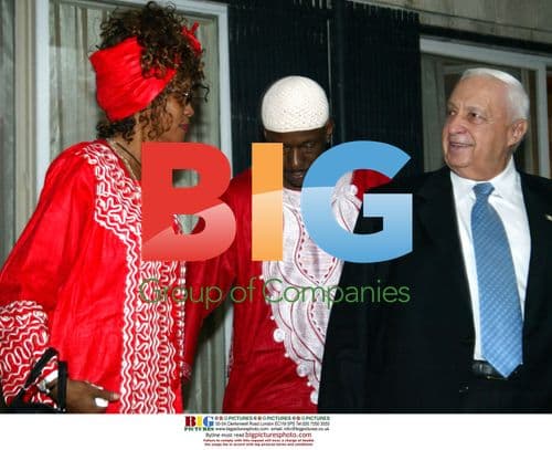 Whitney Houston, Bobby Brown Meet Israeli PM