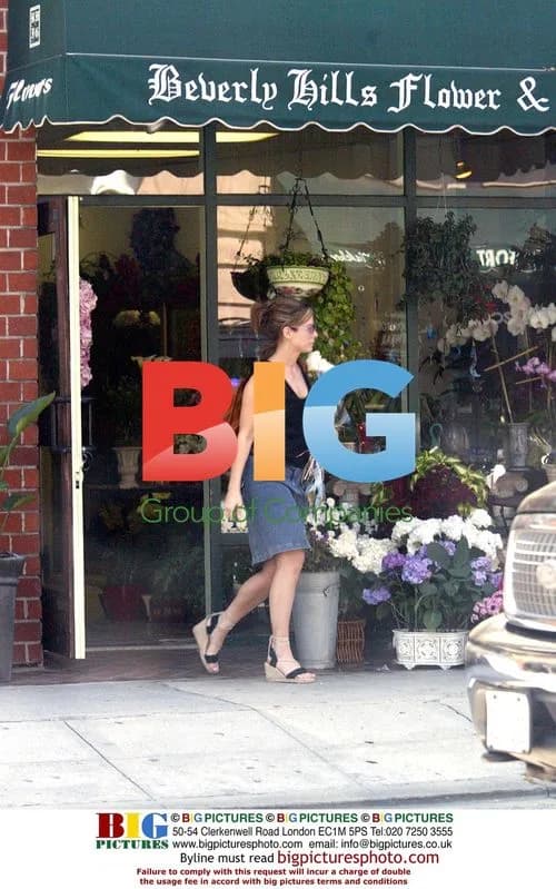 Sandra Bullock Shopping Flowers