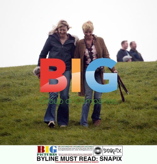 Sara Cox and Family Enjoy Park Walk with Dog Snoop