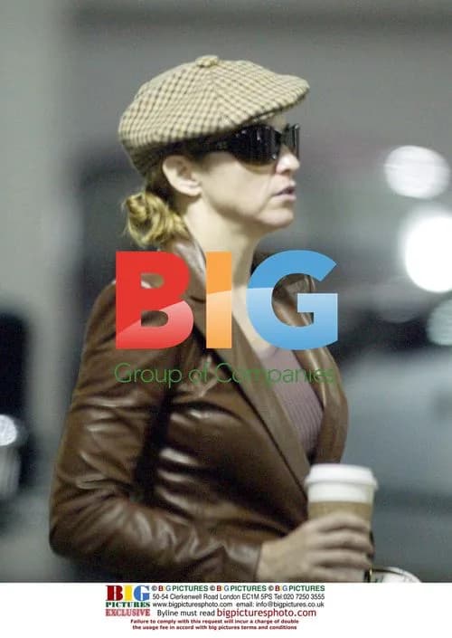 Madonna Drinks Coffee After Doctor Appointment