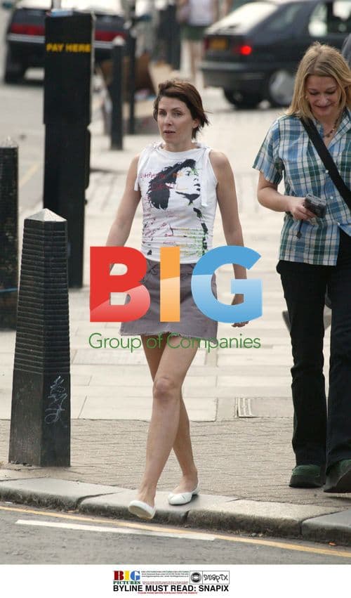 Sadie Frost and Friend Walk in North London