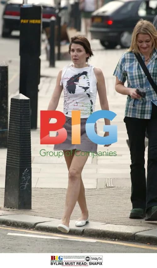 Sadie Frost and Friend Walk in North London