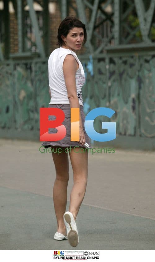 Sadie Frost and Friend Take Walk in London