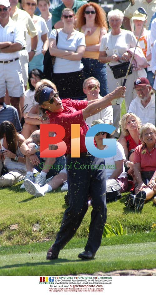 Matthew McConaughey & James Wood at Celebrity Golf Tournament