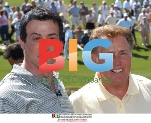 Martin Sheen & Sylvester Stallone at Celebrity Golf Tournament