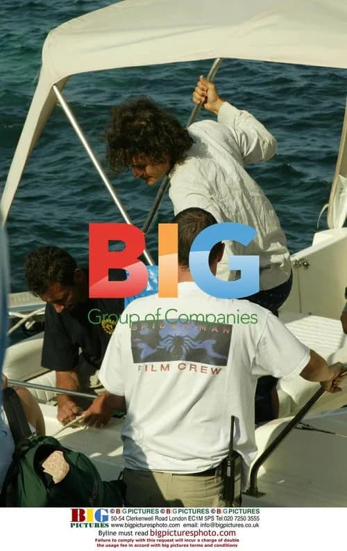 Orlando Bloom on Set of 'Troy'