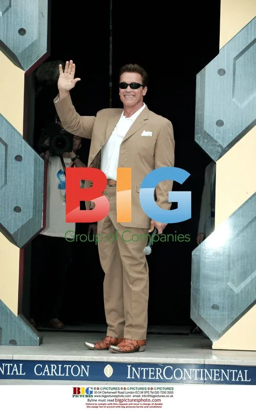 Arnold Schwarzenegger at Terminator 3 Cannes Launch