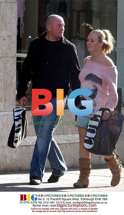 Actress Charlie Brookes Shopping with Boyfriend