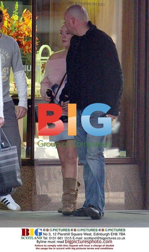 Actress Charlie Brookes Shopping with Boyfriend