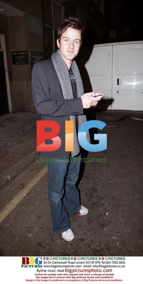 Singer Alistair Griffin leaving Tantra Club