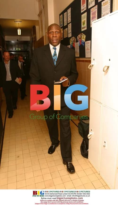 Frank Bruno at Boxing Event