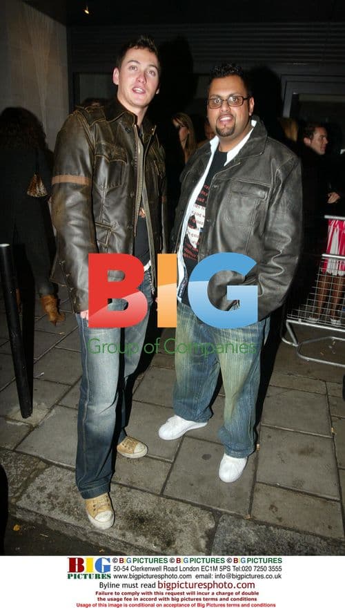 Former Big Bother stars Goss and Federico at Funky Buddha