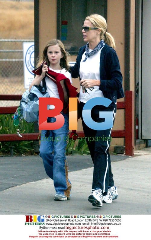 Kim Basinger and daughter Ireland in the valley
