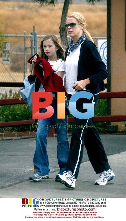 Kim Basinger and daughter in the valley