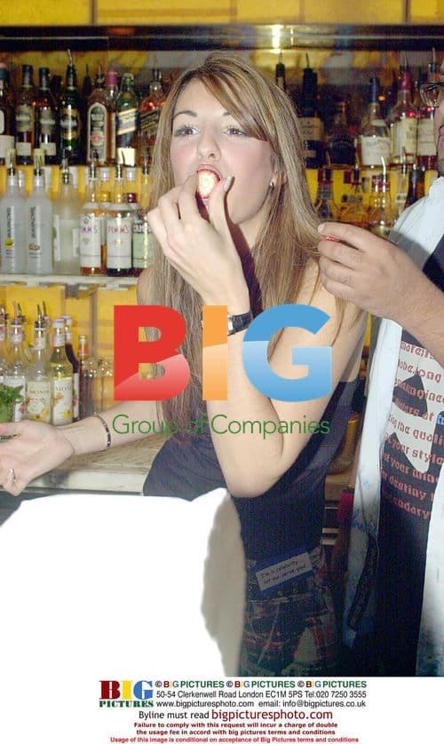 Tania from Big Brother at 'Stars Behind Bars' charity event