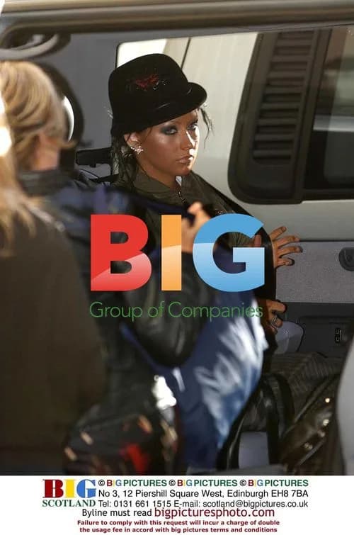 Christina Aguilera at Edinburgh Sheraton Hotel