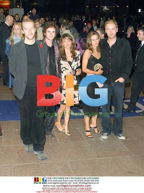 Chris Martin and Coldplay at 'Sylvia' Premiere