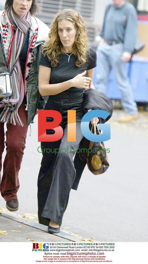 Sarah Jessica Parker on 'Sex and the City' set