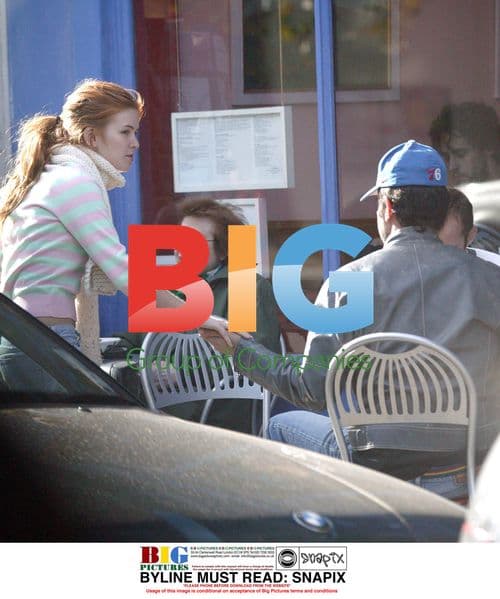 Isla Fisher and Sasha Baron Cohen in London
