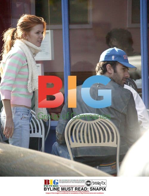 Isla Fisher and Sasha Baron Cohen in London