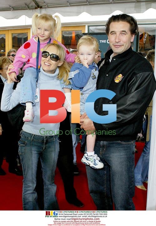 William Baldwin and family at 'Cat in the Hat' premiere