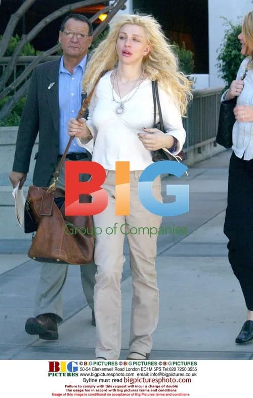 Courtney Love Attends Child Custody Court Hearing