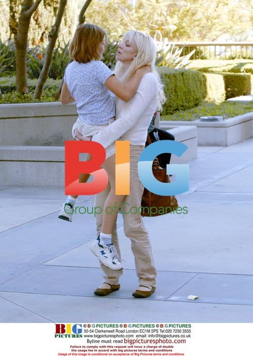 Courtney Love Attends Child Custody Court Hearing