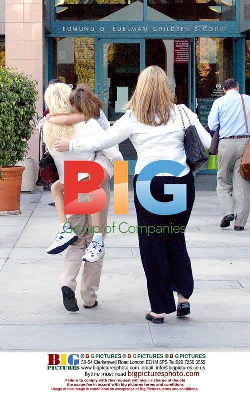 Courtney Love at Child Custody Court