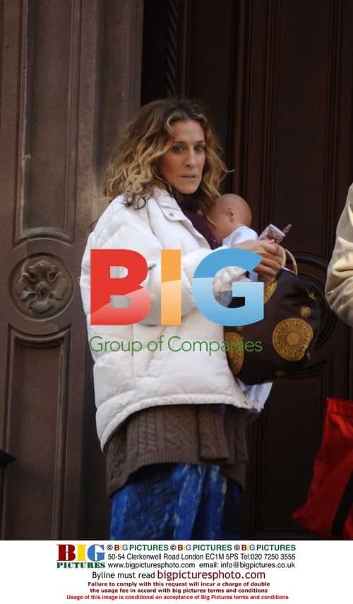 Sarah Jessica Parker on Sex And The City Set