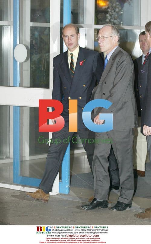 Prince Edward Visits Newborn Daughter