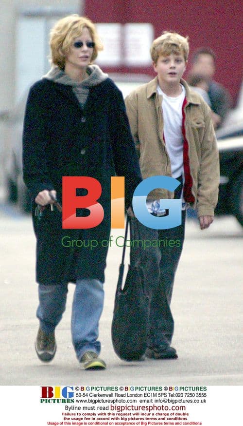 Meg Ryan and Son Jack in Santa Monica