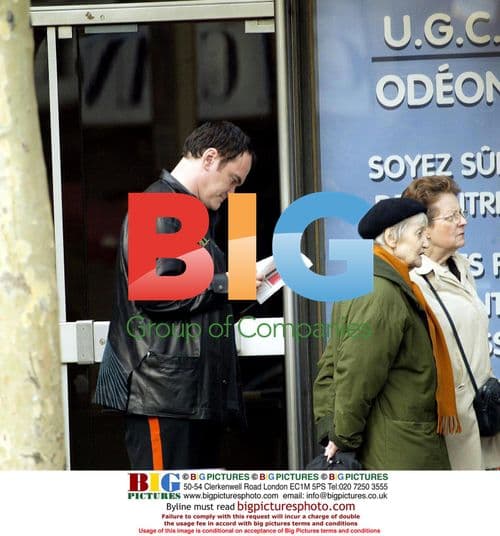 Quentin Tarantino in Paris, France
