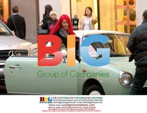 Jane Goldman shopping in North London