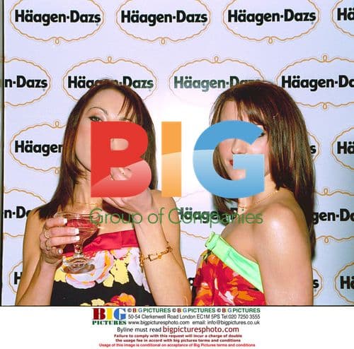 The Cheeky Girls at 'Let Your Tongue Travel' party