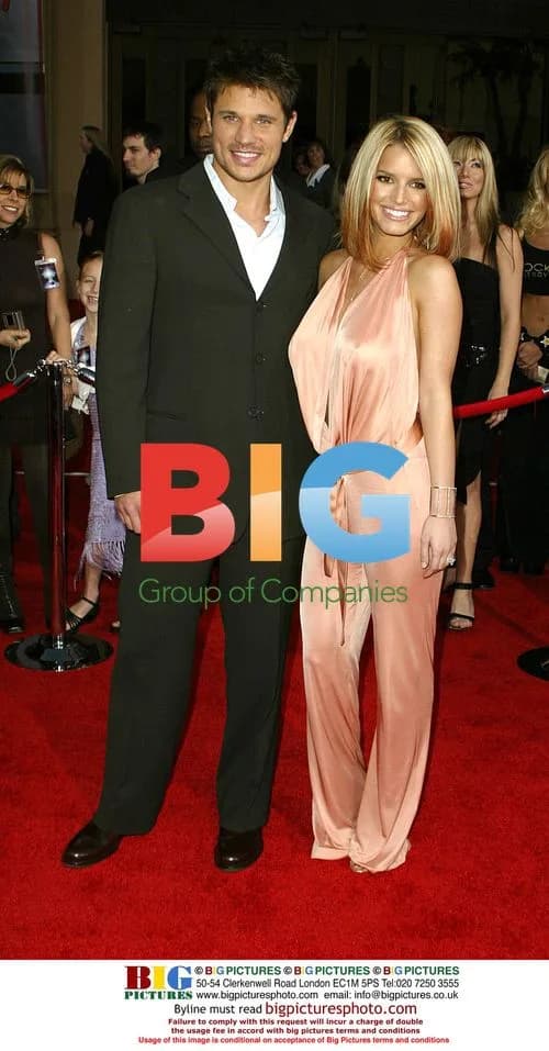 Jessica Simpson and Nick Lachey at 31st American Music Awards