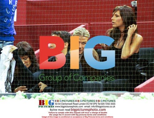 Beckham & Sanz Families at Masters Tennis Match