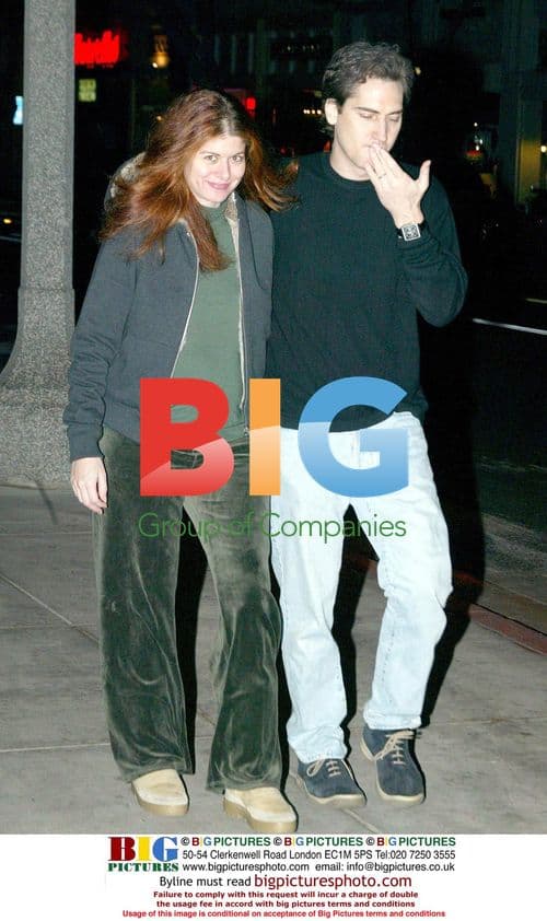 Debra Messing and Daniel Zelman Leave Function