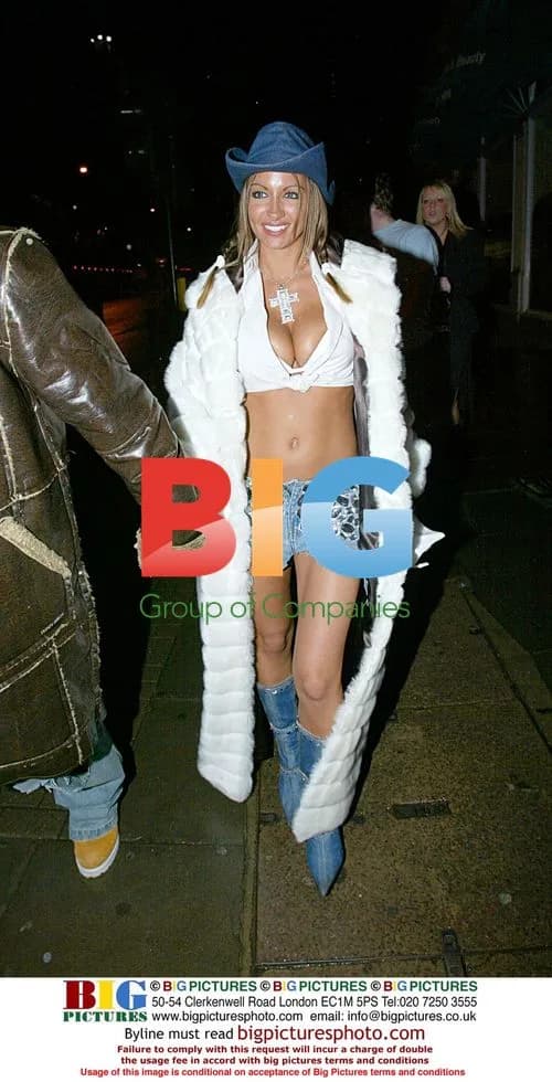 Jodie Marsh and boyfriend at Gumball 3000 premiere
