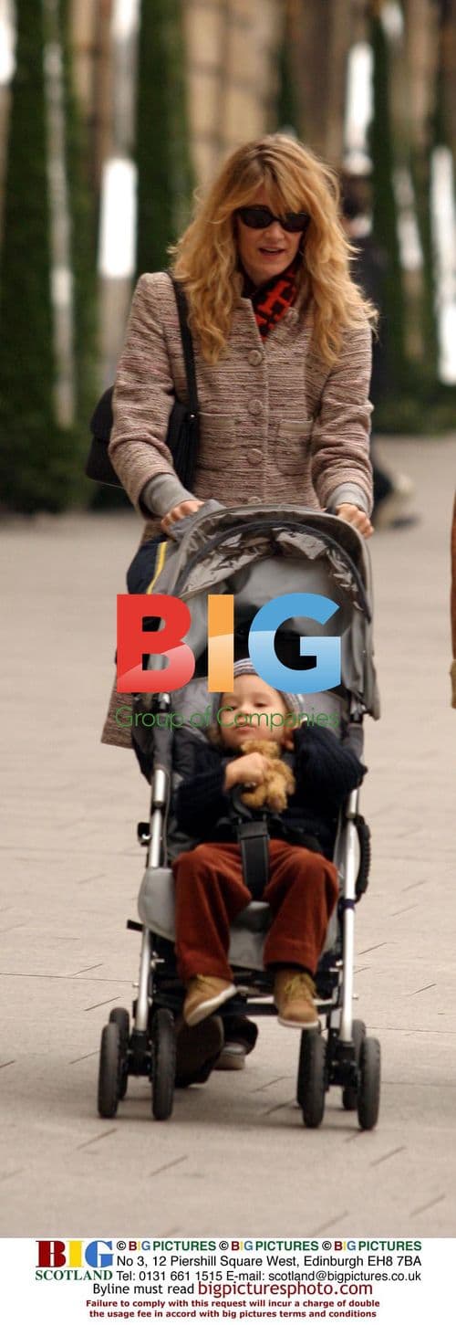 Actress Laura Dern strolls in Paris