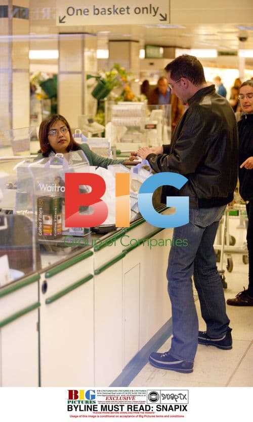 TV Presenter Dale Winton at Waitrose
